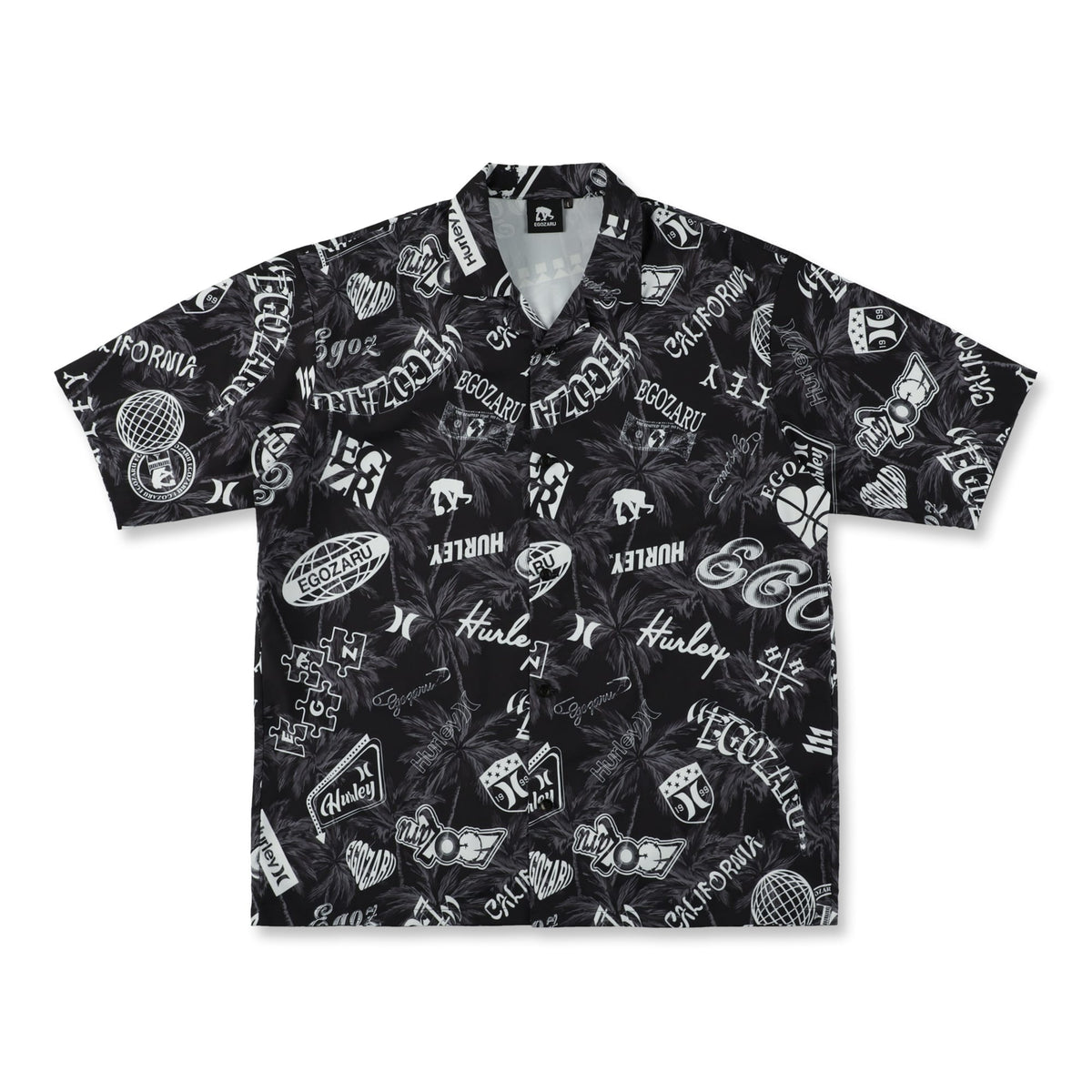 [EGOZARU x Hurley] オープンカラーシャツ