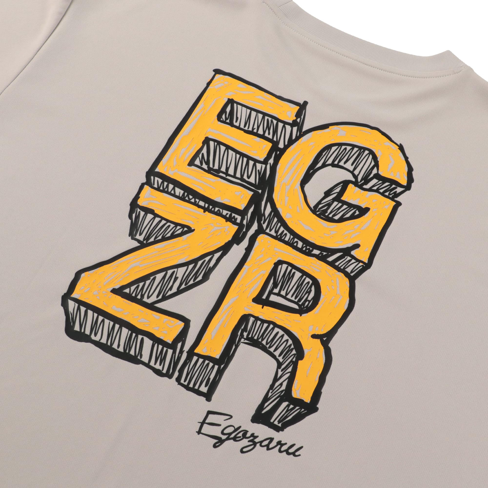 スクリブルブロック バックプリント Tシャツ – EGOZARU ONLINE STORE