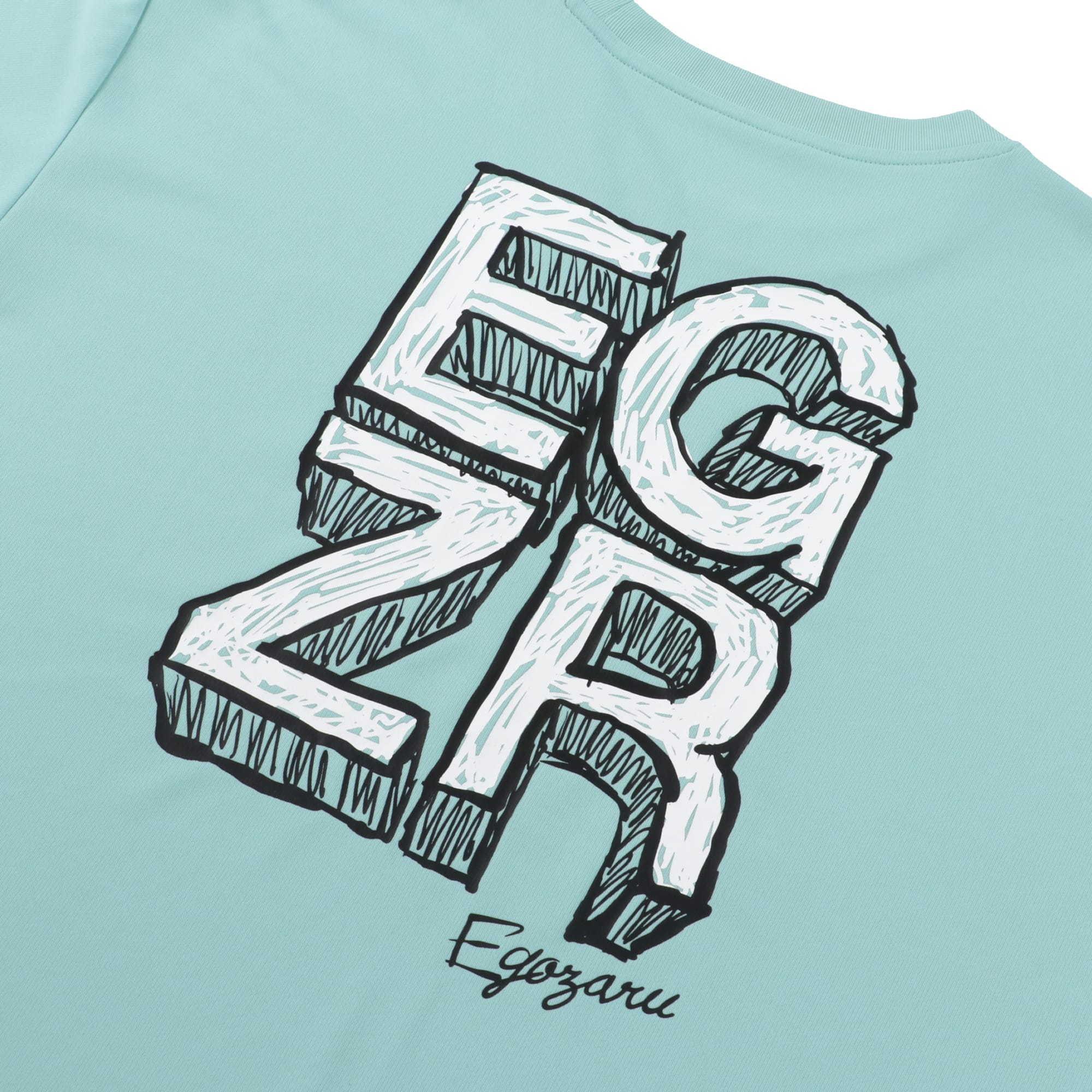スクリブルブロック バックプリント Tシャツ – EGOZARU ONLINE STORE