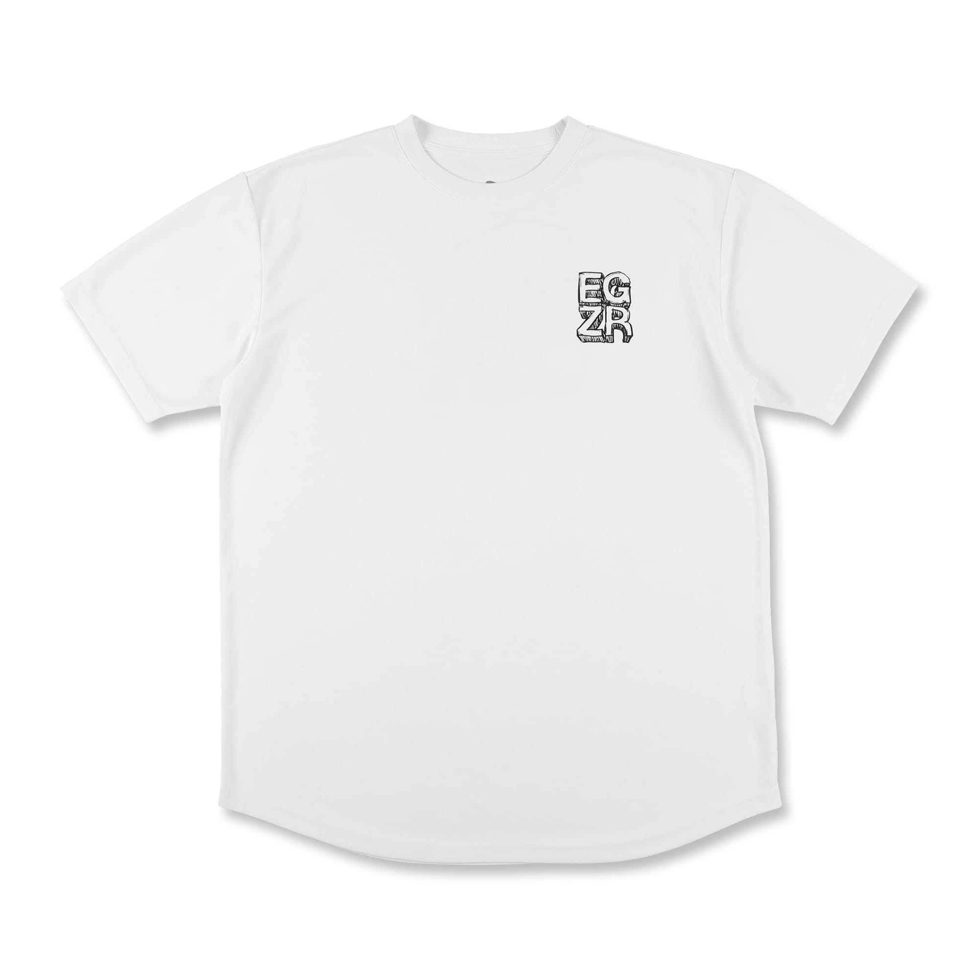 スクリブルブロック ワンカラー バックプリント Tシャツ – EGOZARU