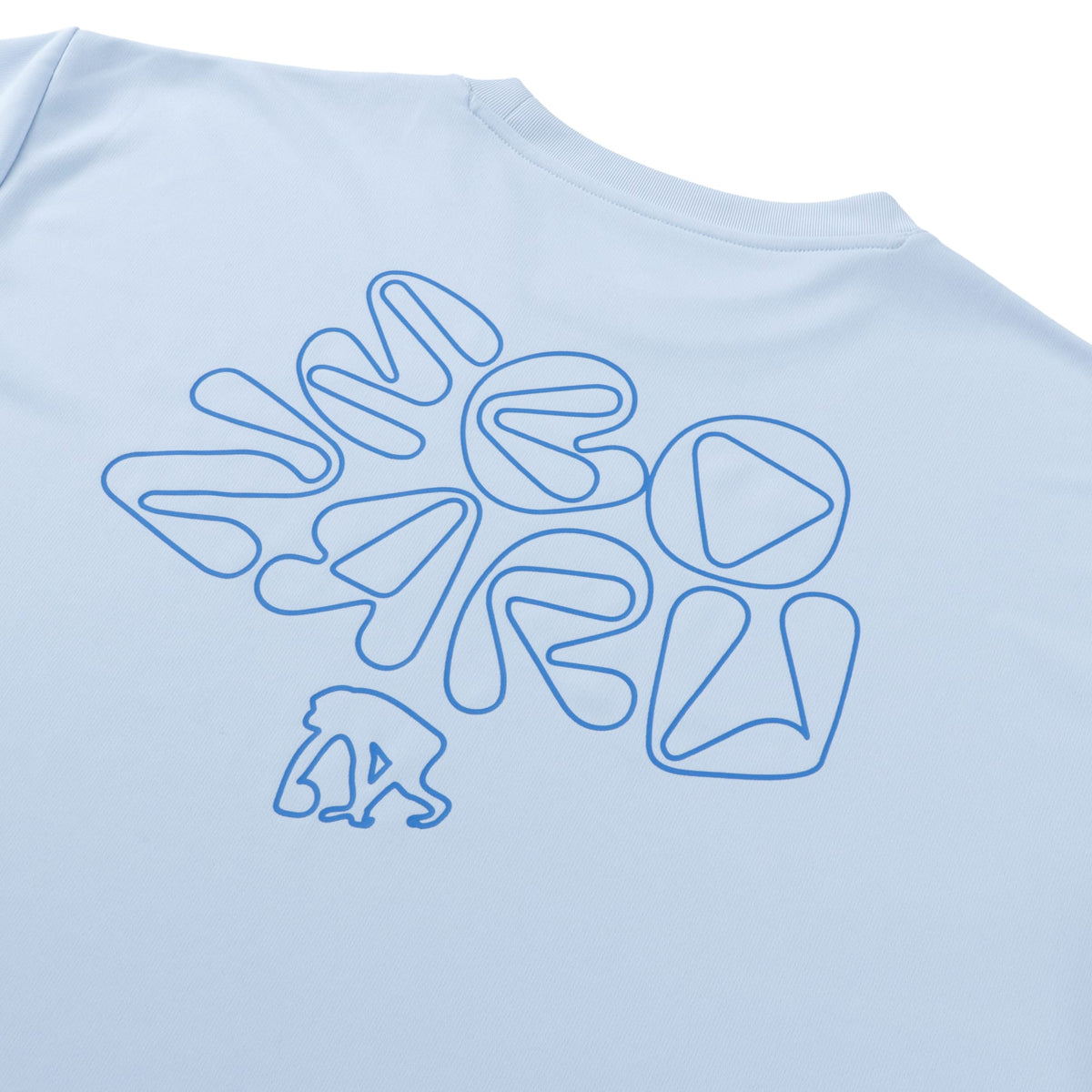 EGZRマーブル バックプリント Tシャツ