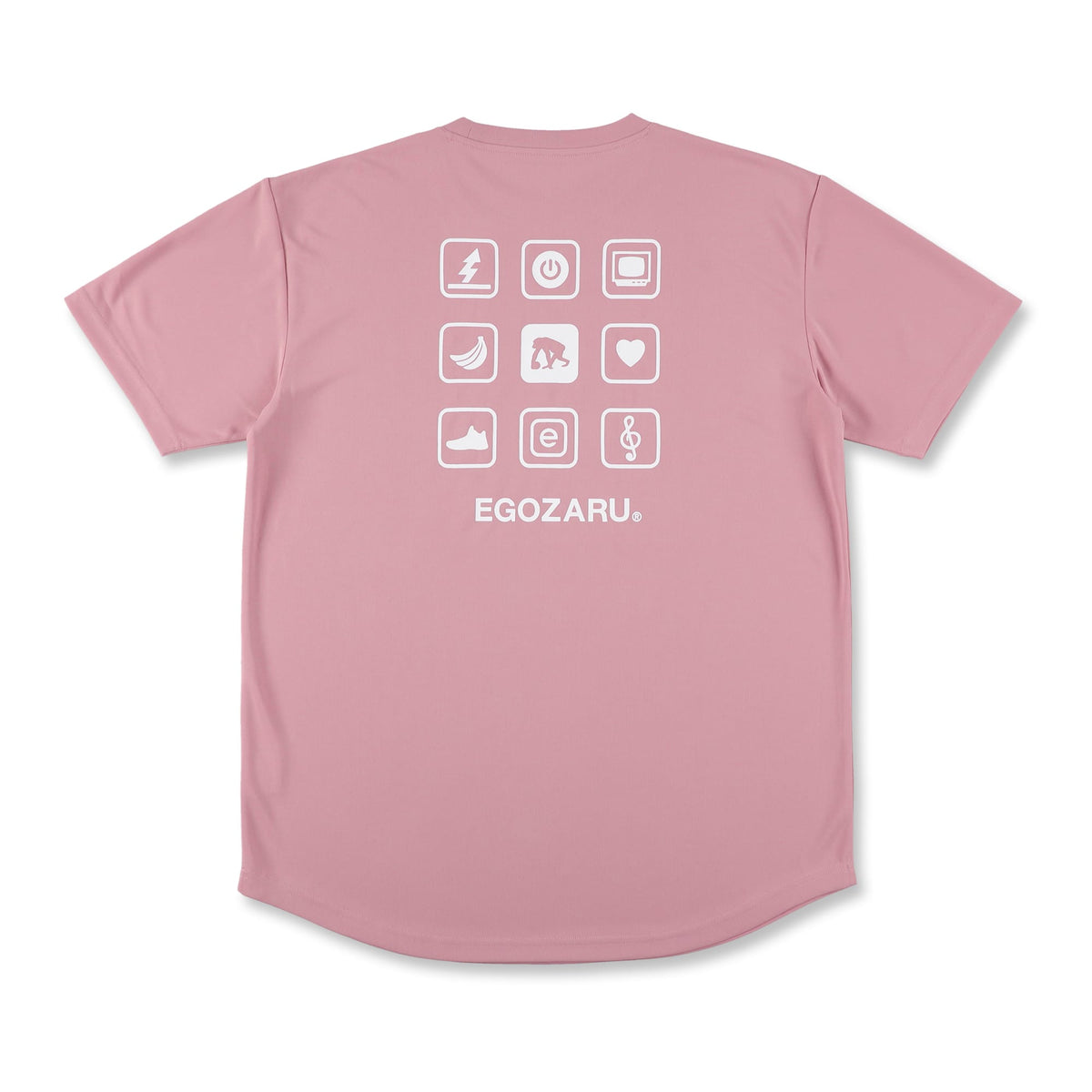 ビッグアイコン バックプリント Tシャツ