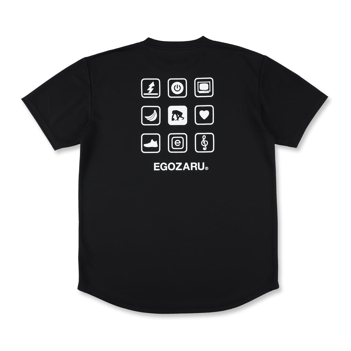 ビッグアイコン バックプリント Tシャツ