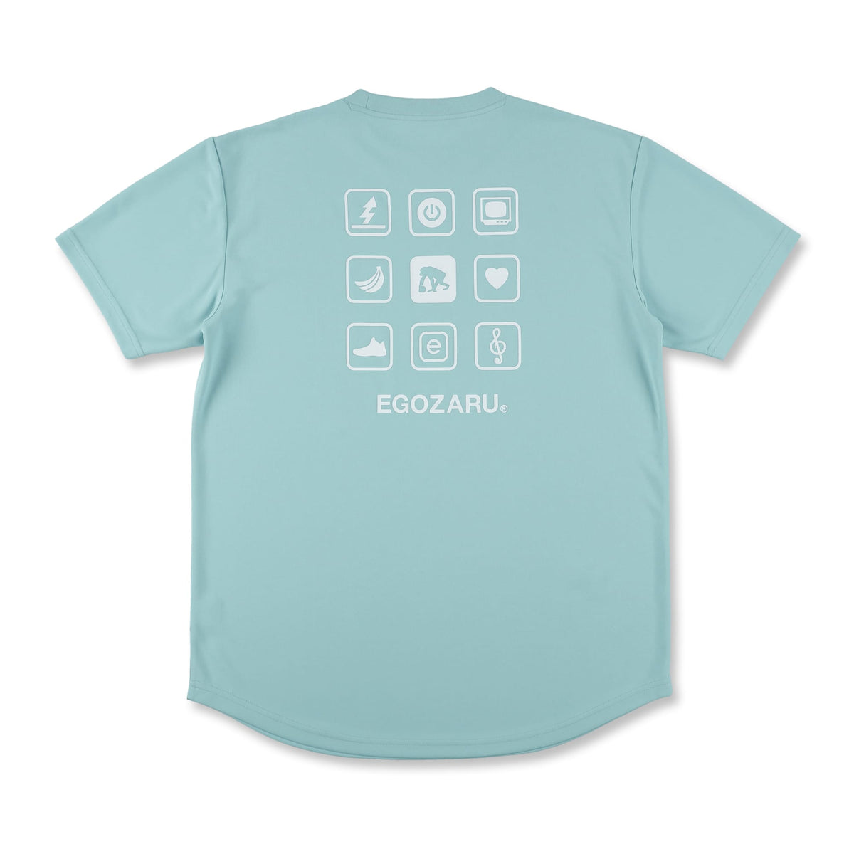 ビッグアイコン バックプリント Tシャツ