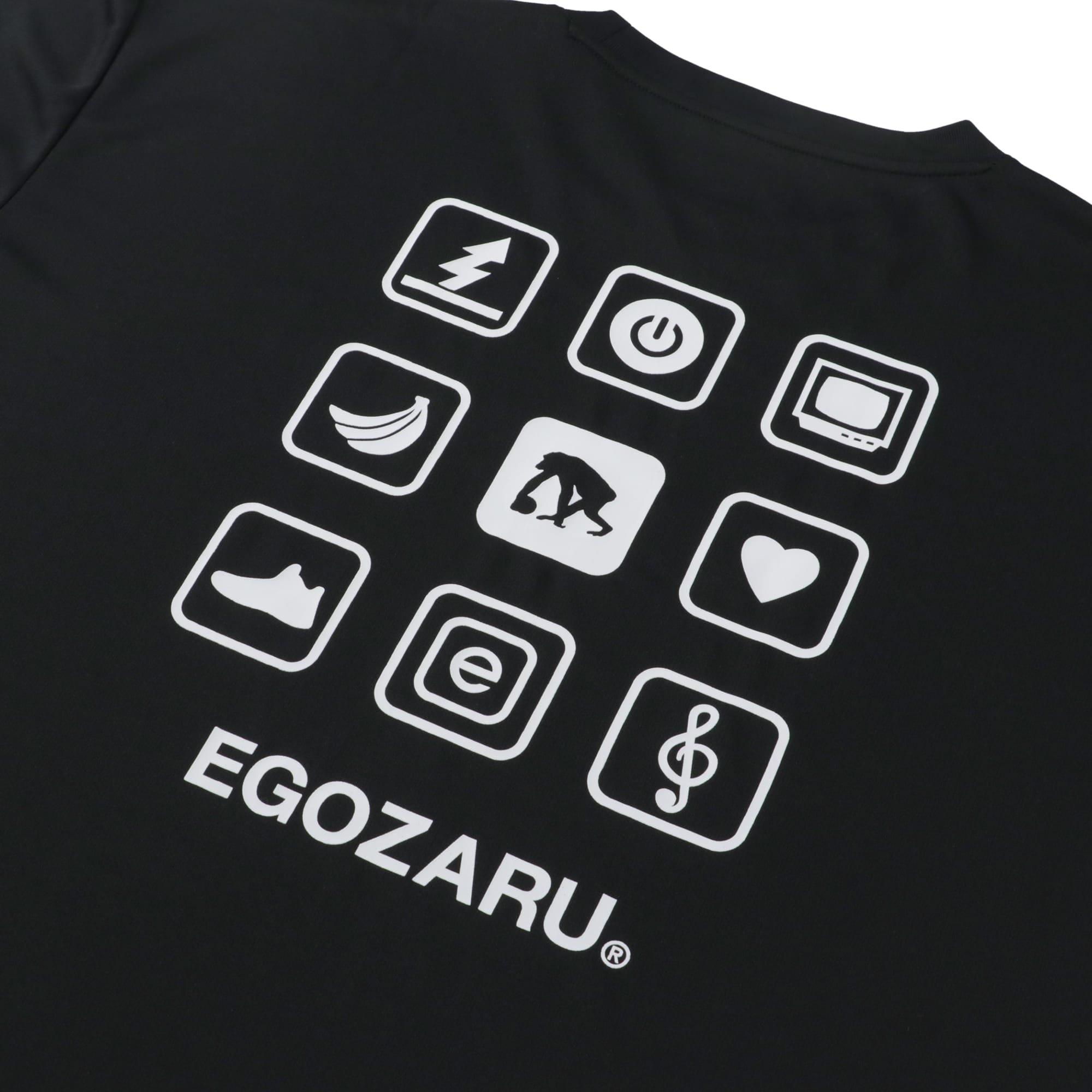ビッグアイコン バックプリント Tシャツ – EGOZARU ONLINE STORE