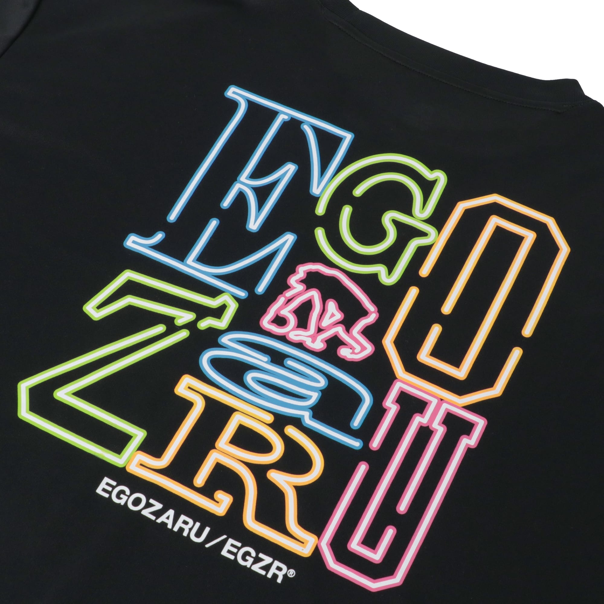 タイポグラフィーネオン バックプリント Tシャツ – EGOZARU ONLINE