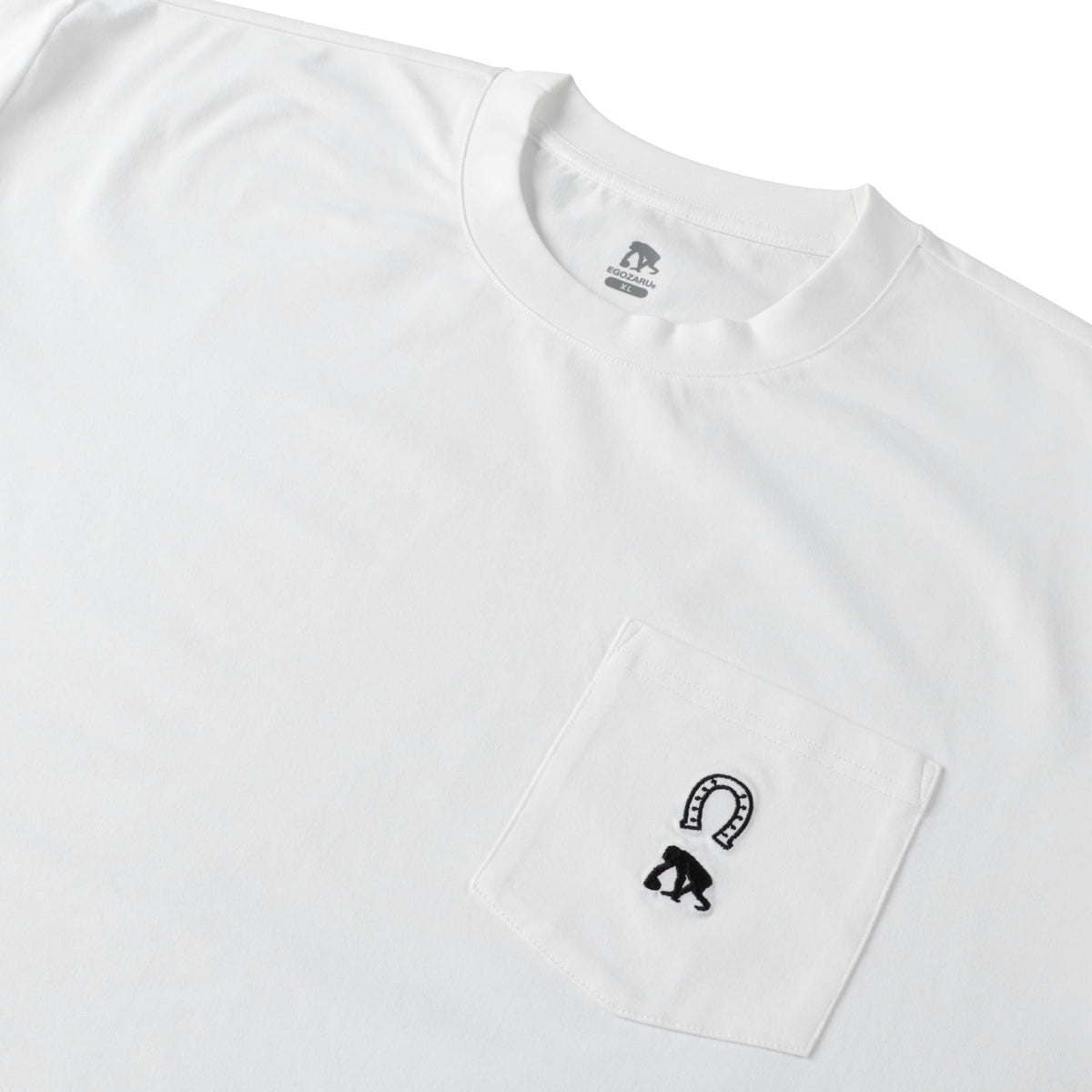 BIGシルエット ホースシュー ポケットTシャツ