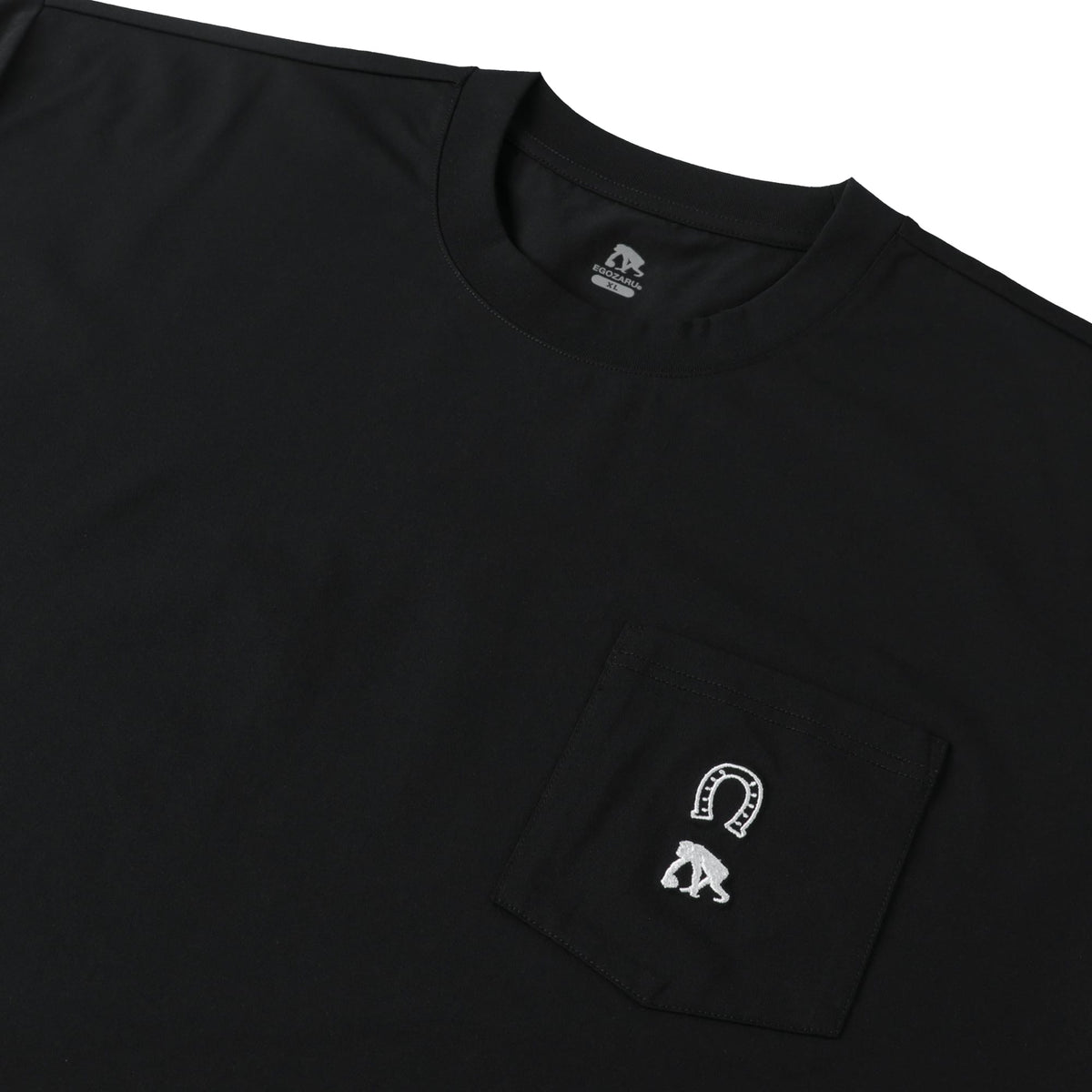 BIGシルエット ホースシュー ポケットTシャツ