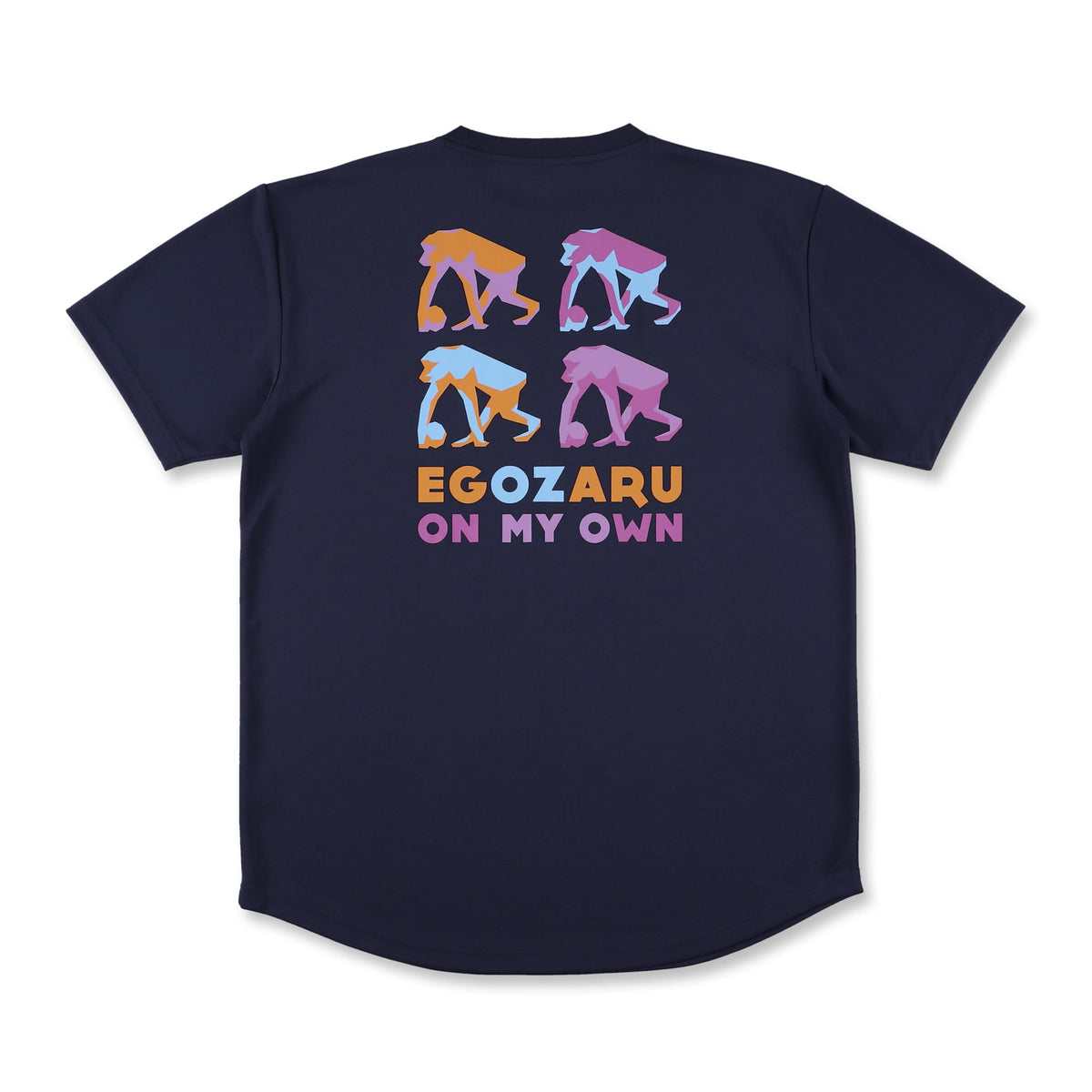 ポリゴン バックプリント Tシャツ