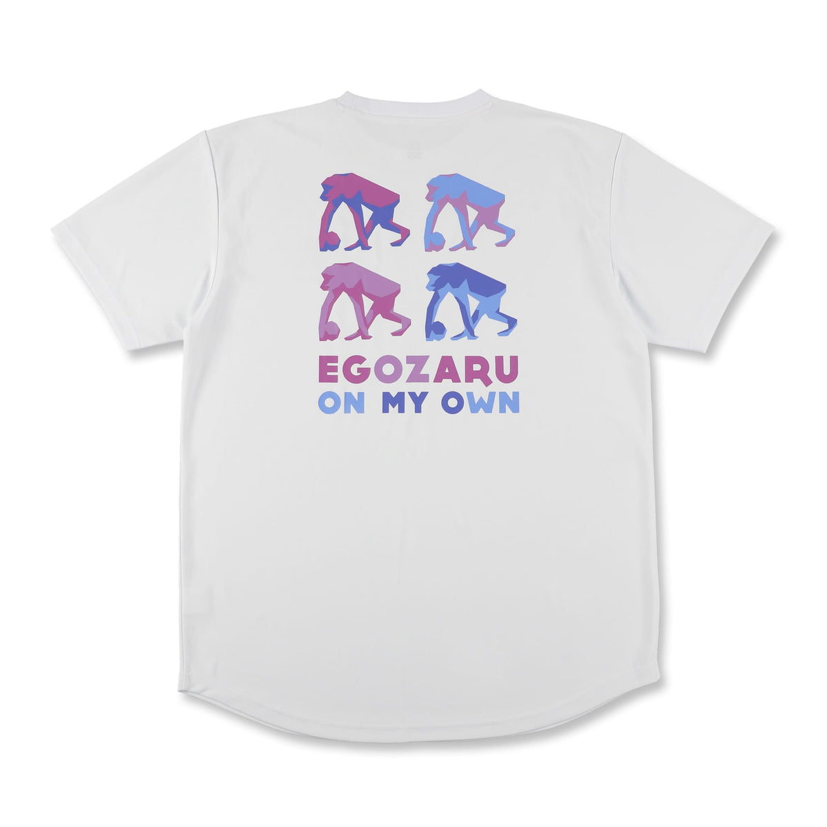 ポリゴン バックプリント Tシャツ