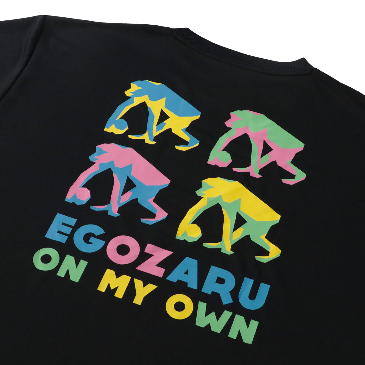 ポリゴン バックプリント Tシャツ