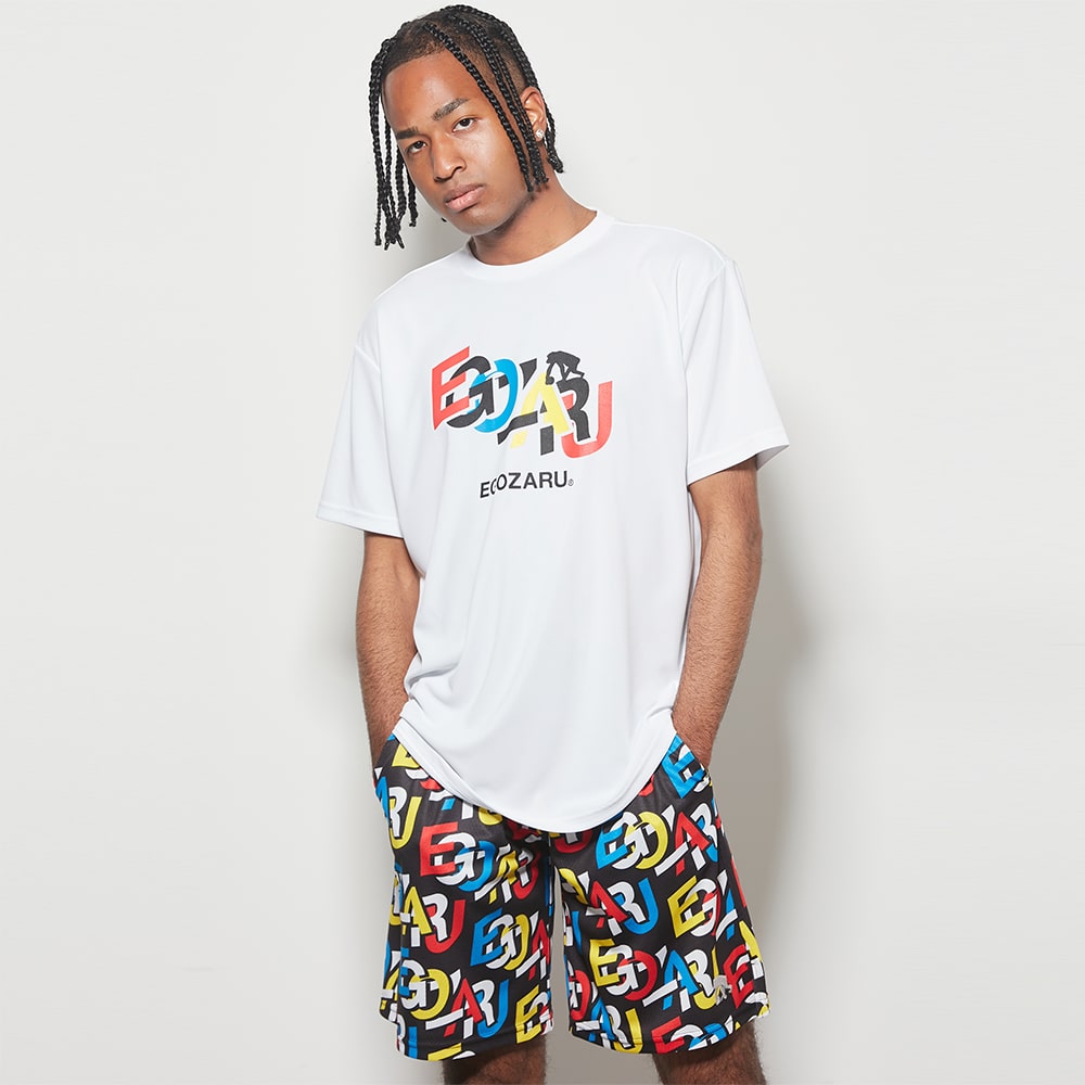 Layered logo shorts