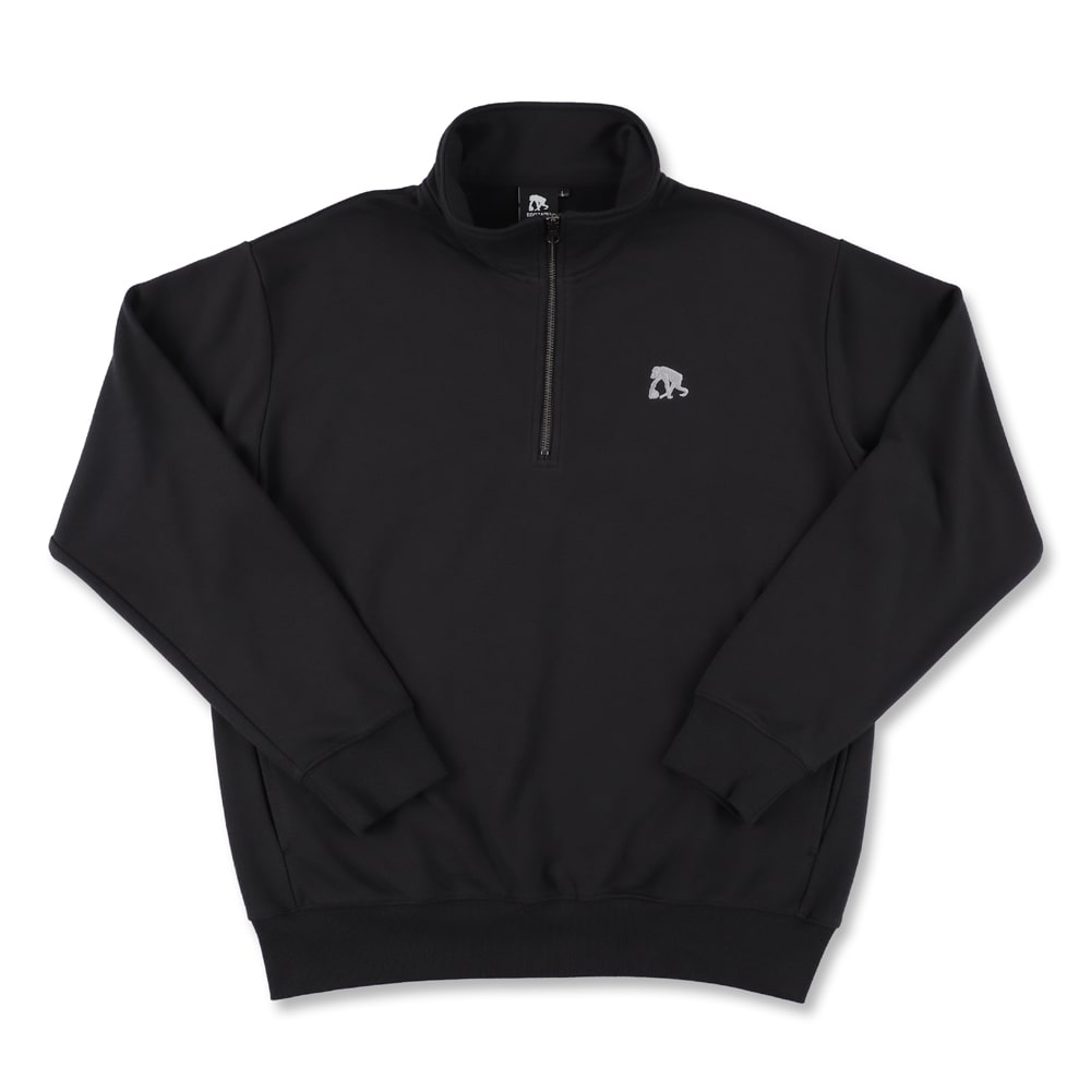 Half zip sweatshirt