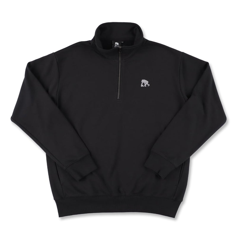 ENOF イナフ zip up top ハーフジップ BLACK lorozipuptop