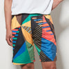 Wide geometric shorts