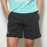[Heart on the knee] solid cut -off shorts