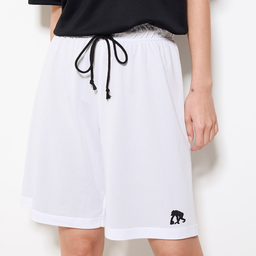 Reversible mesh shorts