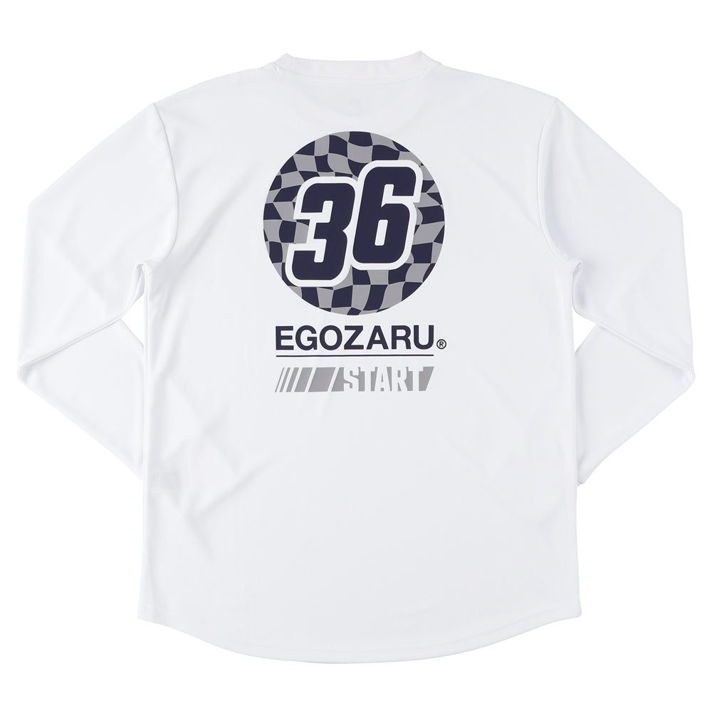 チェッカード バックプリント ロングTシャツ – EGOZARU ONLINE STORE 
