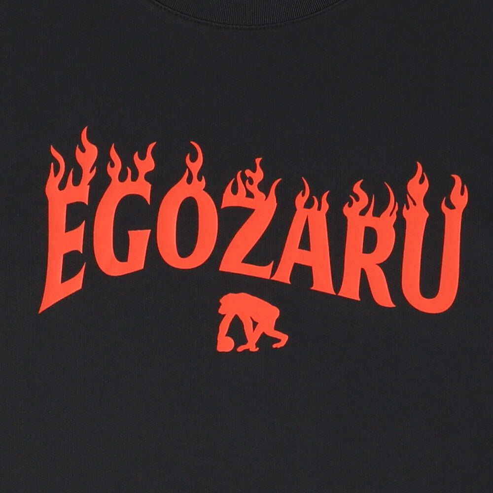 フレイム スリーブプリント ロングTシャツ