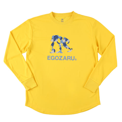 男女兼用 ECKO ゲームシャツ 黄色 イエロー ストライプ バックプリント 