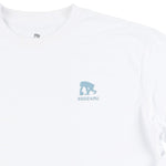 Floatback print long T -shirt