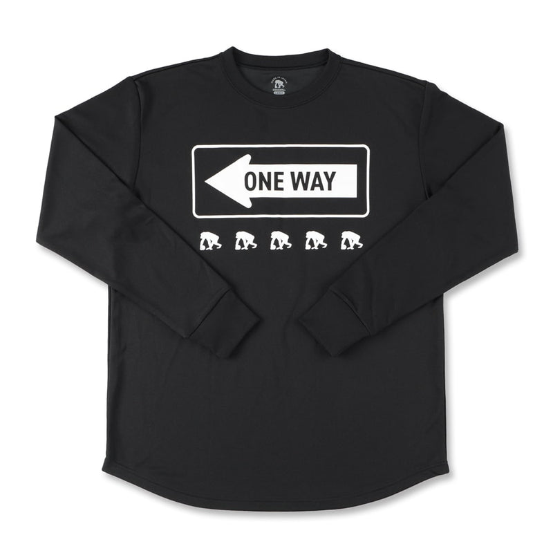 One -way long sleeve T -shirt