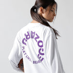 EZ backprint long sleeve T -shirt