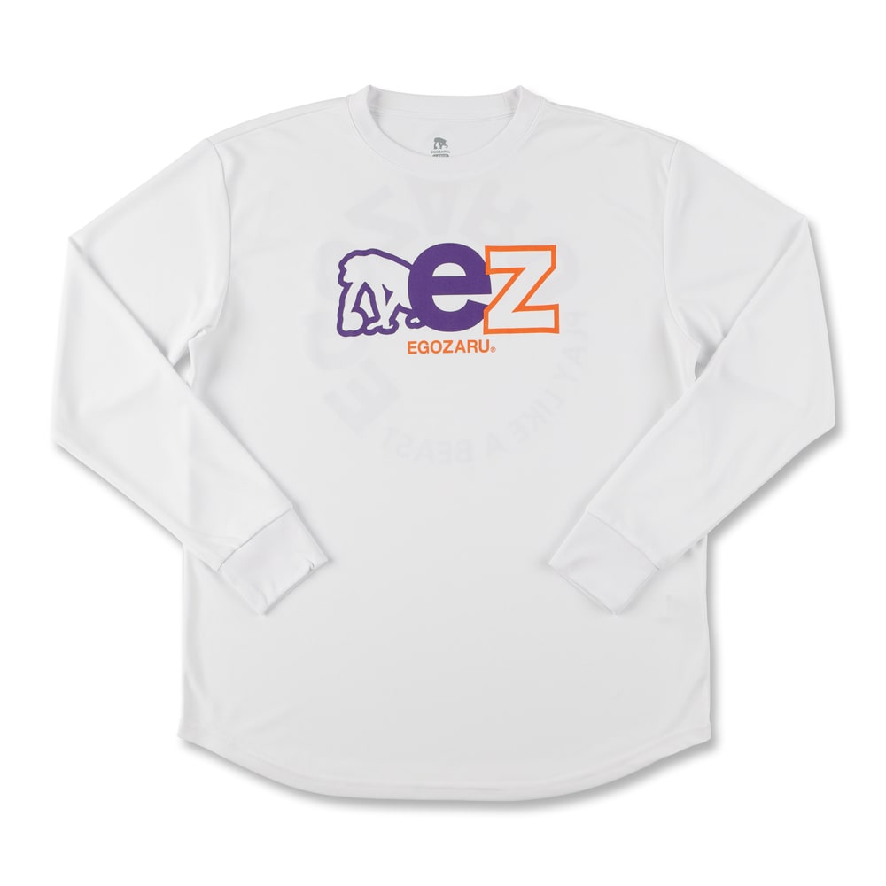 EZ backprint long sleeve T -shirt