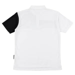 Chest switching polo shirt