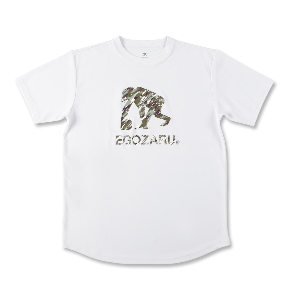 スプラッターカモ ロゴ Tシャツ