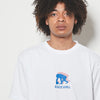 Wide geometric backprint T -shirt