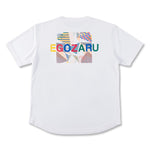 Wide geometric backprint T -shirt