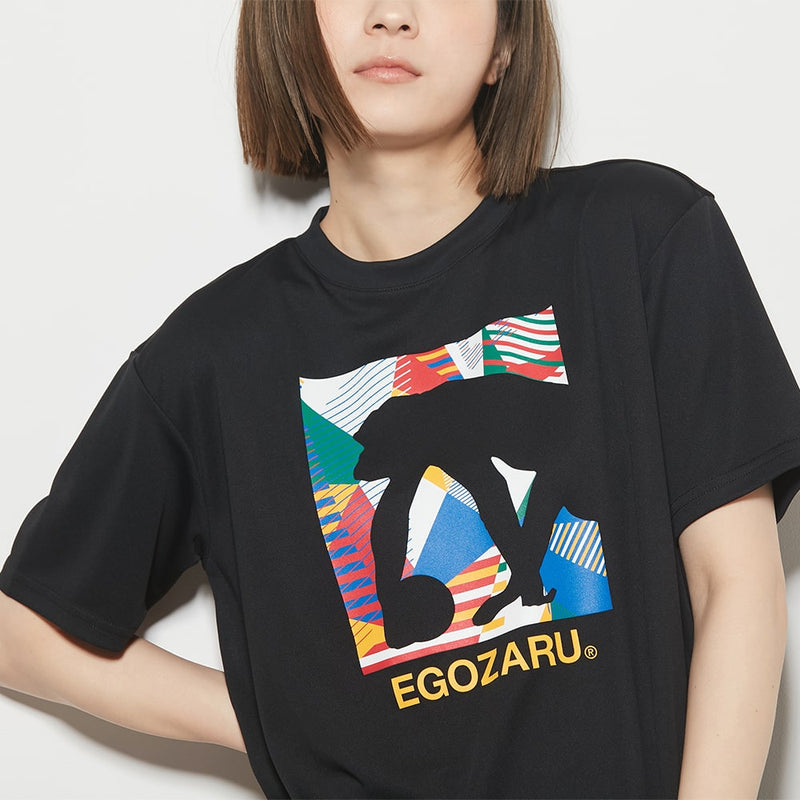 Wide geometric T -shirt