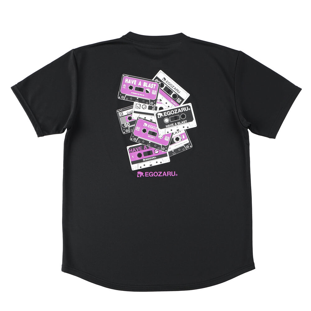 Cassette tape backprint T -shirt