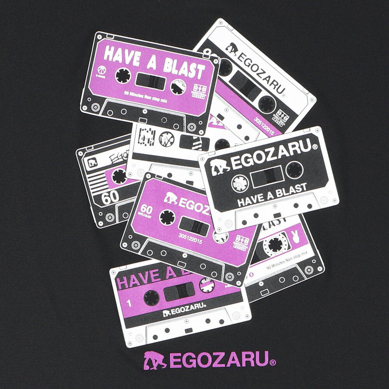 Cassette tape backprint T -shirt