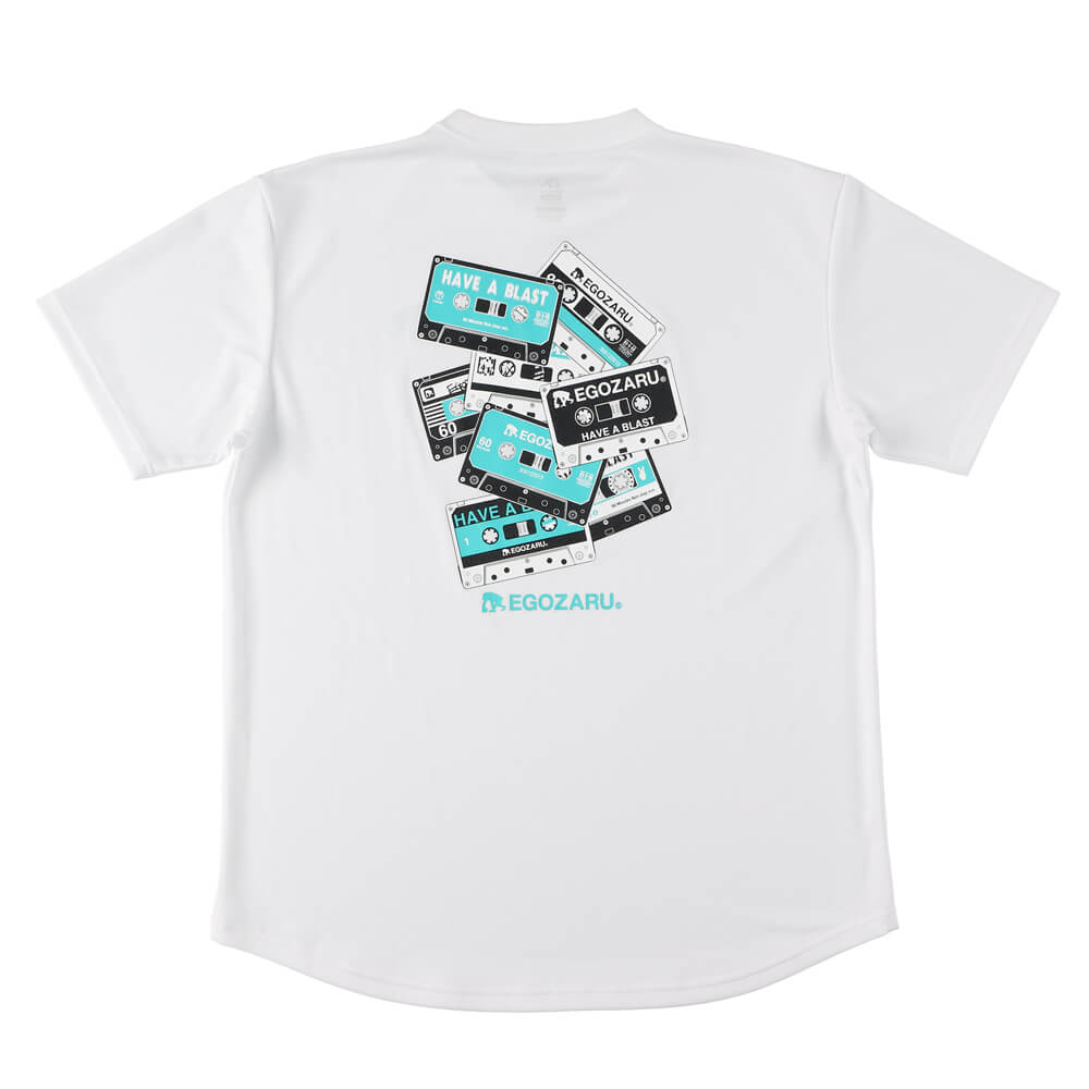 Cassette tape backprint T -shirt