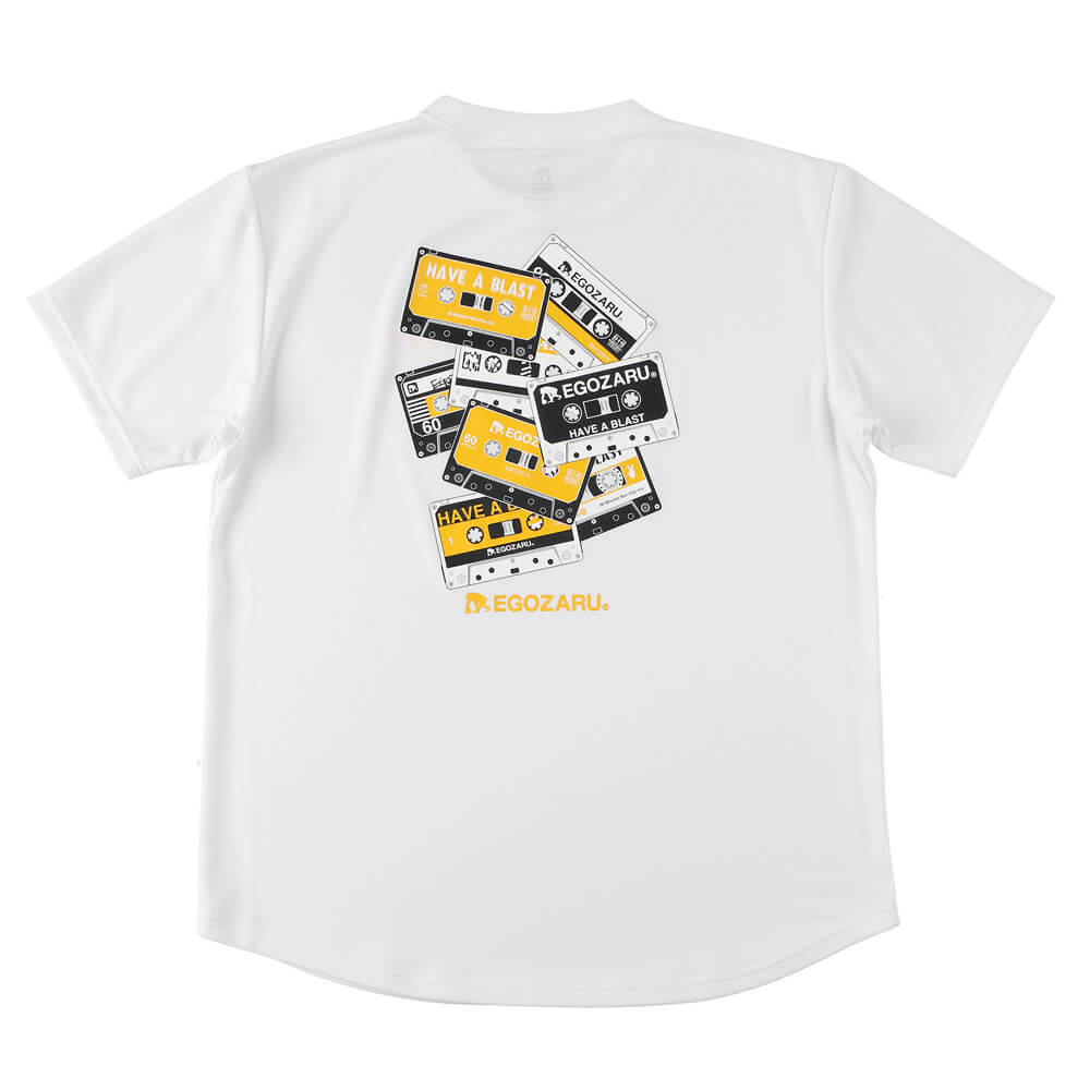 Cassette tape backprint T -shirt