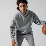 Offense defense sweatshirt parka