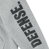Offense defense sweatshirt parka